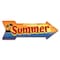 Signmission Summer Arrow Decal Funny Home Decor 18in Wide D-A-999587 - alternate 1